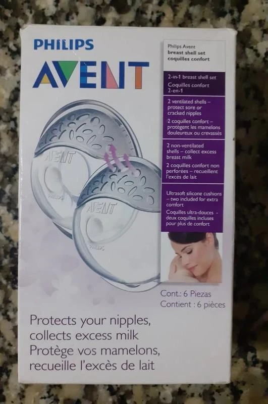 Conjunto de conchas de amamentação